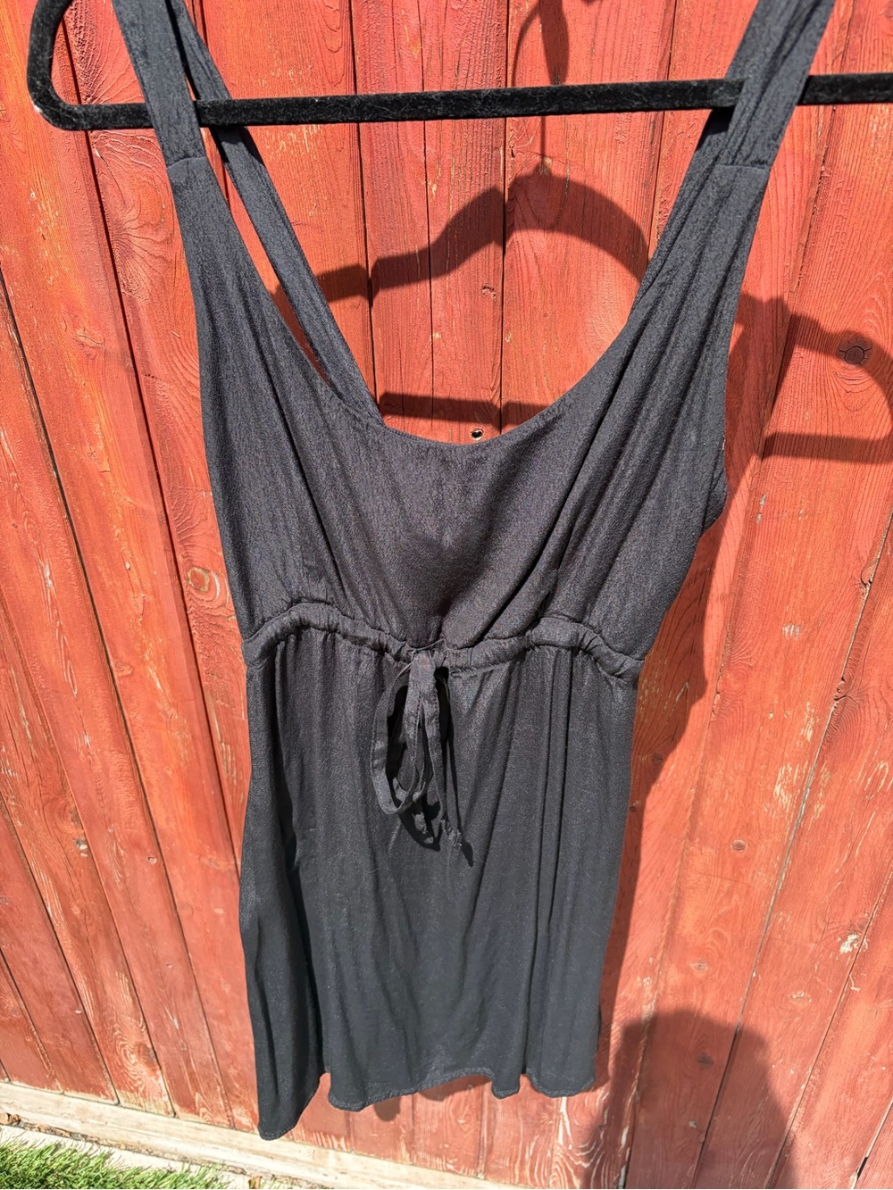 Brandy Melville Ellen Black tie dress